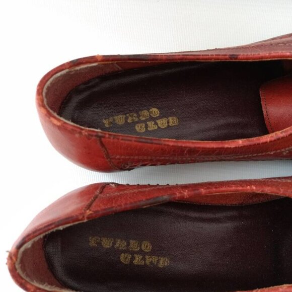 Vintage Leather Shoes "Turbo Club" Size 9 Tropical Footwear Huaraches - Picture 3 of 10